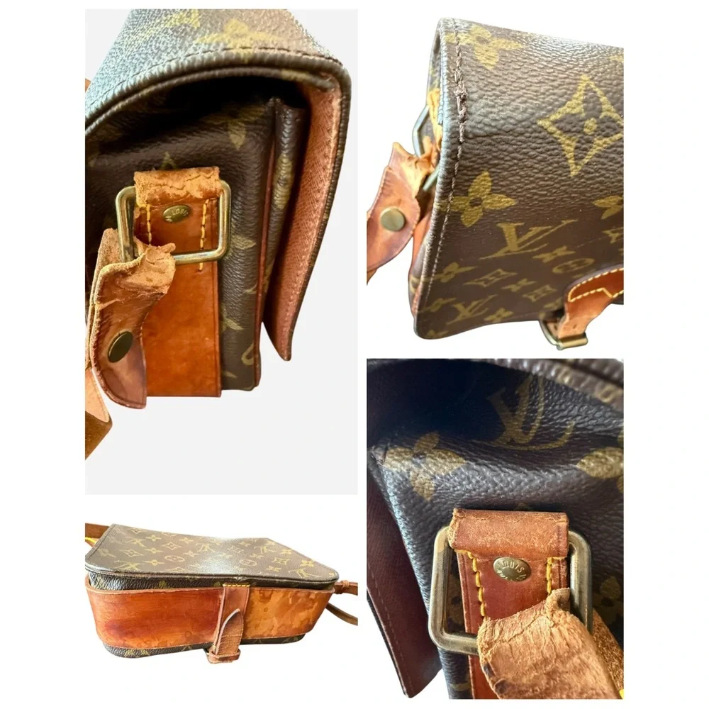 Vintage Louis Vuitton Monogram Cartouchière-Style Flap Crossbody- see Callouts - Picture 13 of 15